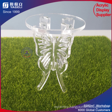 PMMA Material Clear Acrylic Candle Stick Display